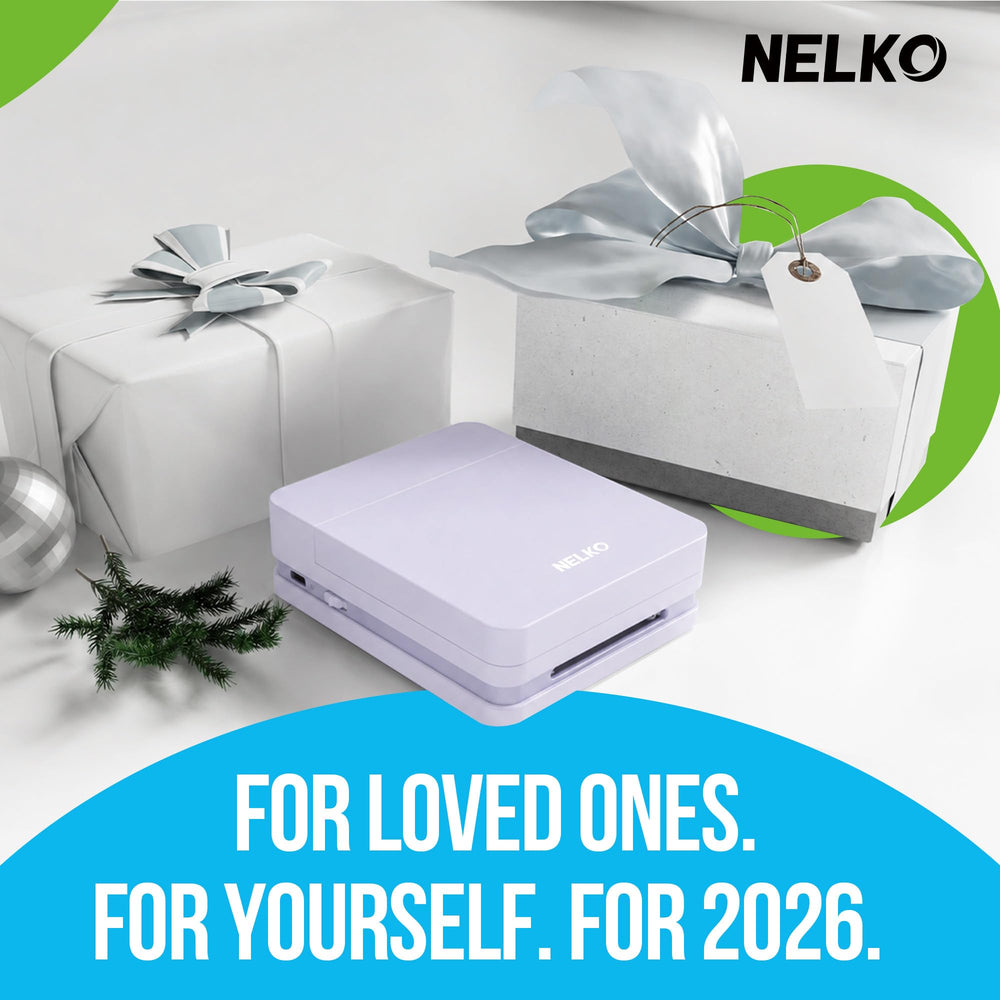 Nelko PP01 prints arranged as party favors demonstrating instant keepsakes for events