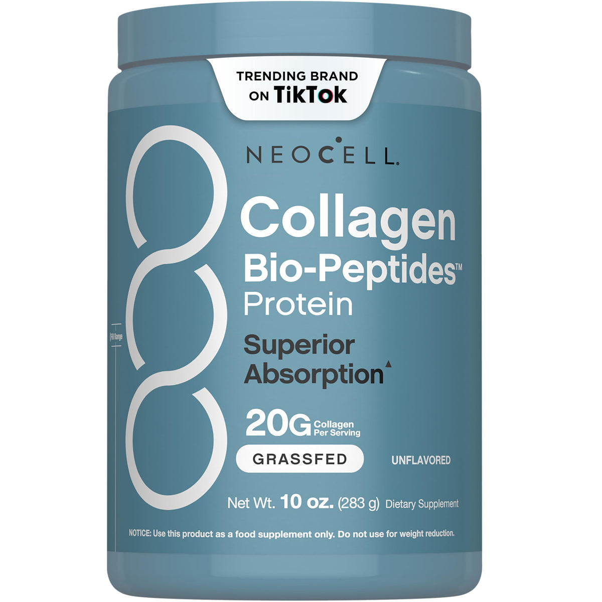 NeoCell front packaging showing 10oz container and brand clarity for easy identification