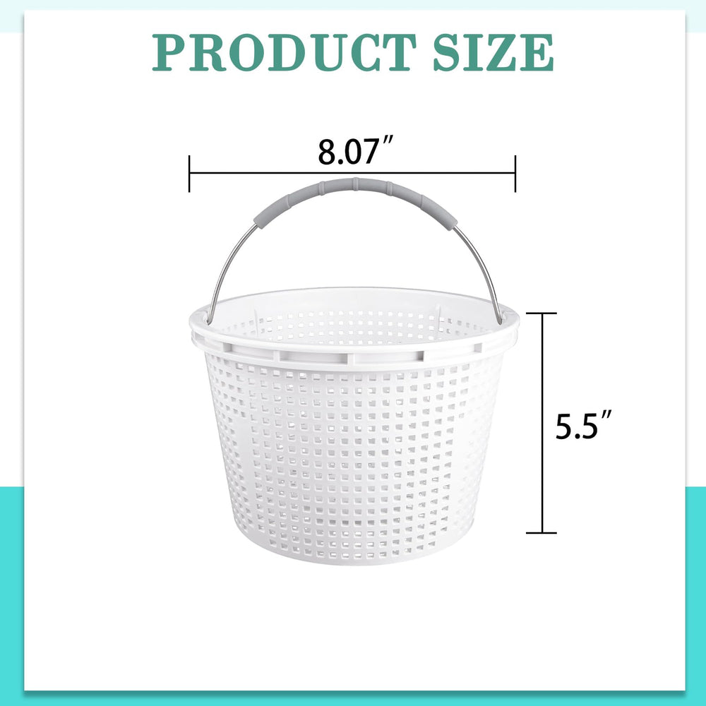 Neowah basket in backyard pool aiding easy maintenance