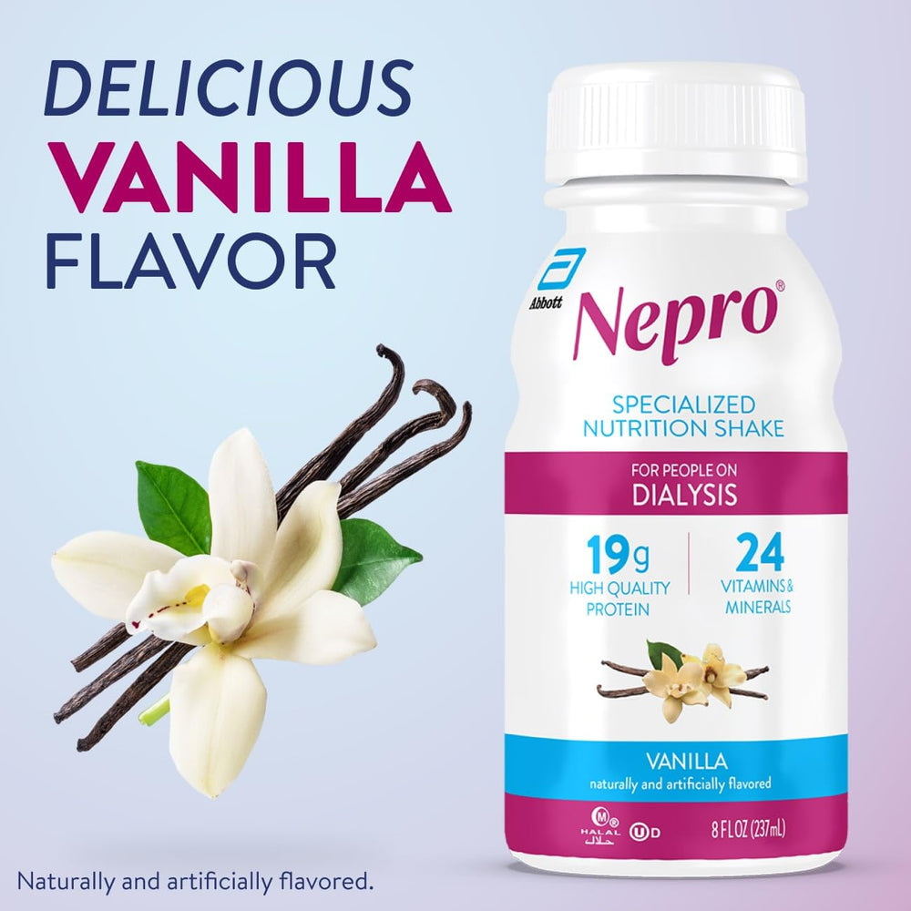 Nepro in use by an older adult enjoying a sip for portable nutrition support