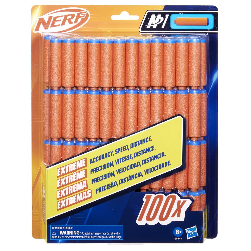 Nerf N1 dart tip close-up showing precise shape for improved aiming