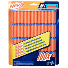 Nerf N1 dart tip close-up showing precise shape for improved aiming