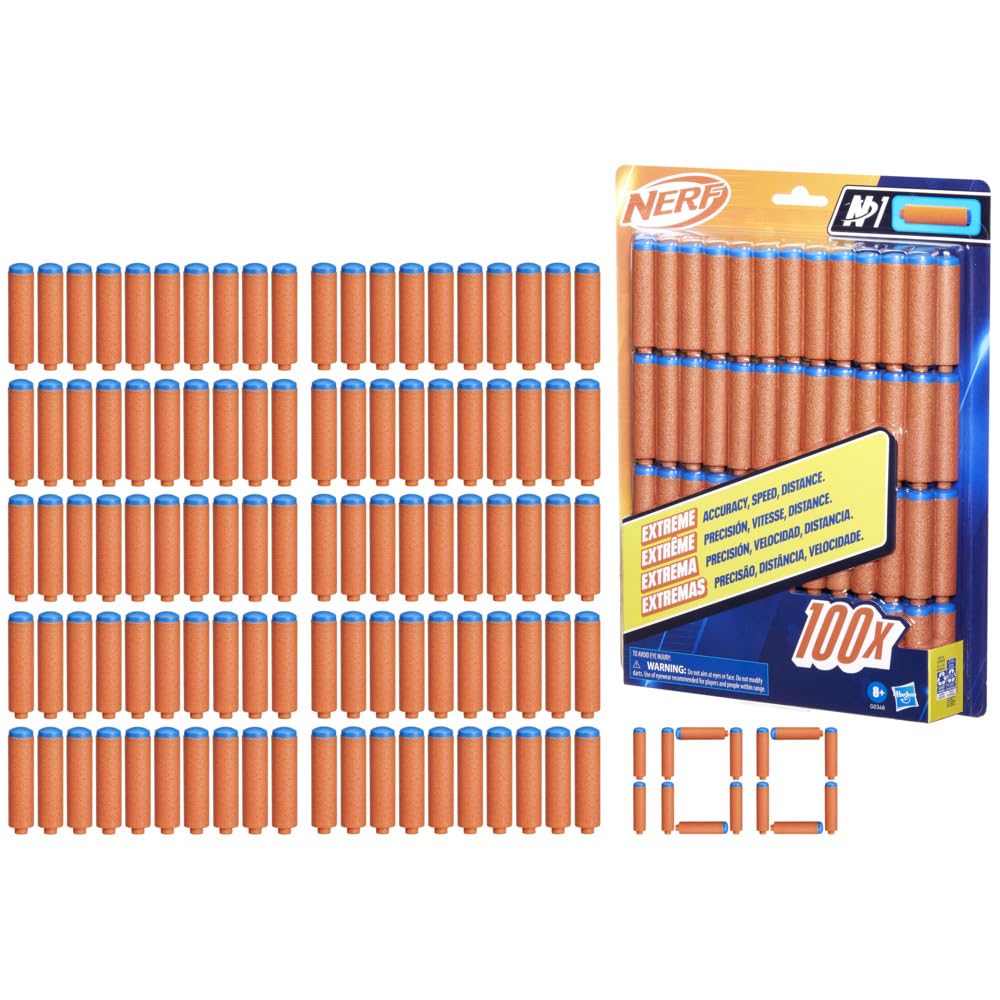 Nerf N1 dart foam texture detail demonstrating consistent flight