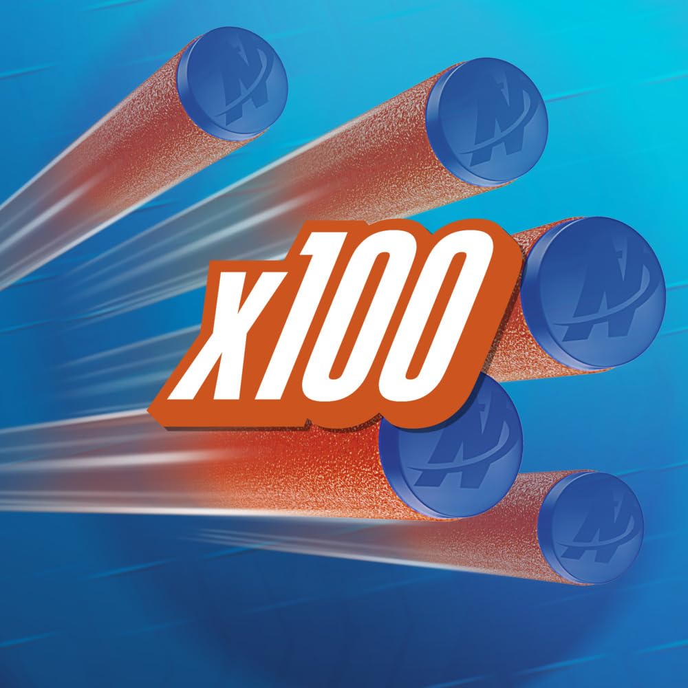 Nerf N1 darts loaded in a Nerf N Series blaster showing compatibility