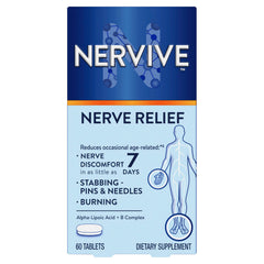 Nervive front packaging showing product and benefit