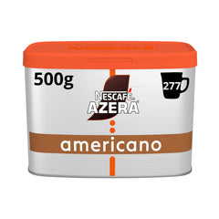 Nescafe Azera 500g tin front view showing label and packaging benefit