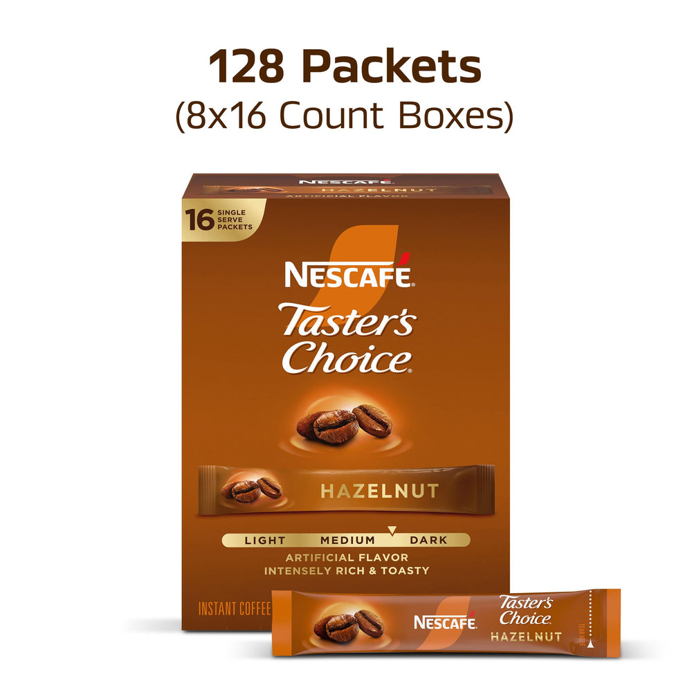 NESCAFÉ single packet close-up highlighting easy single-serve benefit