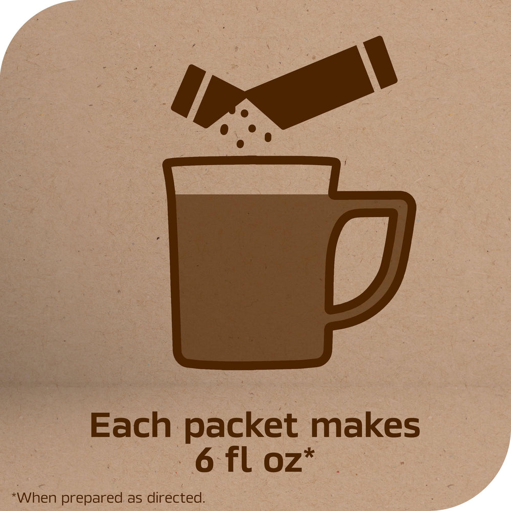 NESCAFÉ packets in backpack showing travel-friendly coffee supply