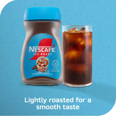 Nescafé open jar showing fine instant powder texture for quick mixing