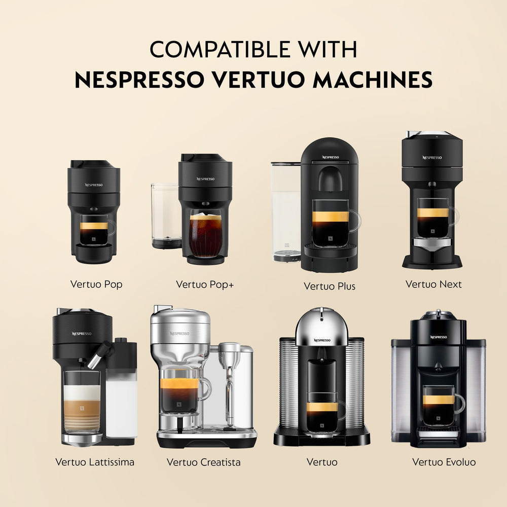 Row of Nespresso Melozio capsules illustrating consistent brewing benefits