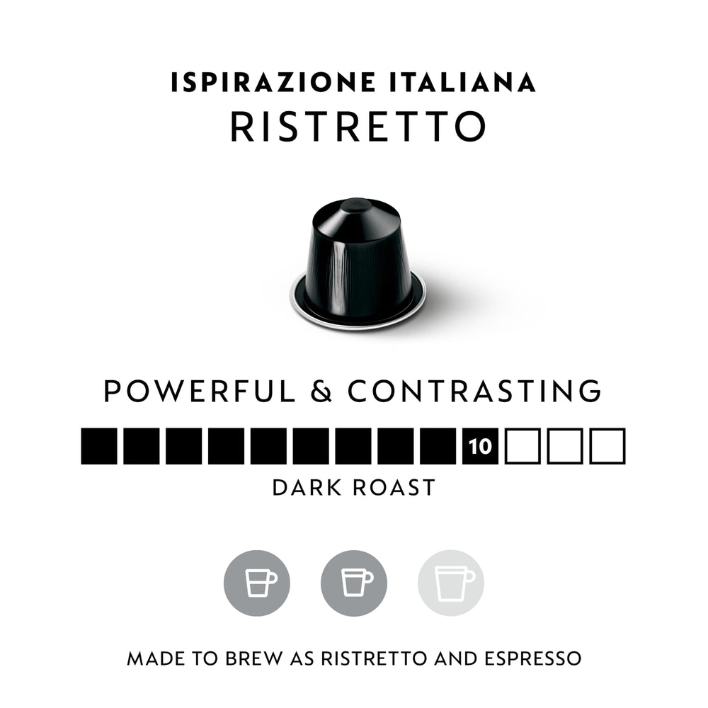 close-up single Nespresso pod with visible sheen, showing freshness benefit