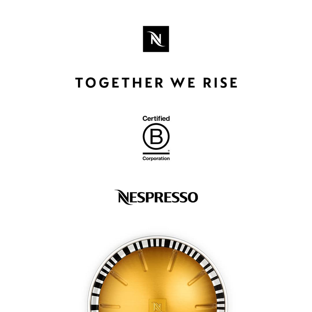 Nespresso Vertuo pack on a breakfast table suggesting convenient everyday brewing
