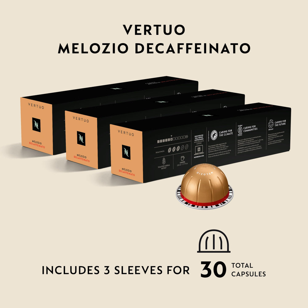 milk being poured into Melozio Decaffeinato coffee illustrating how milk enhances its biscuity sweetness