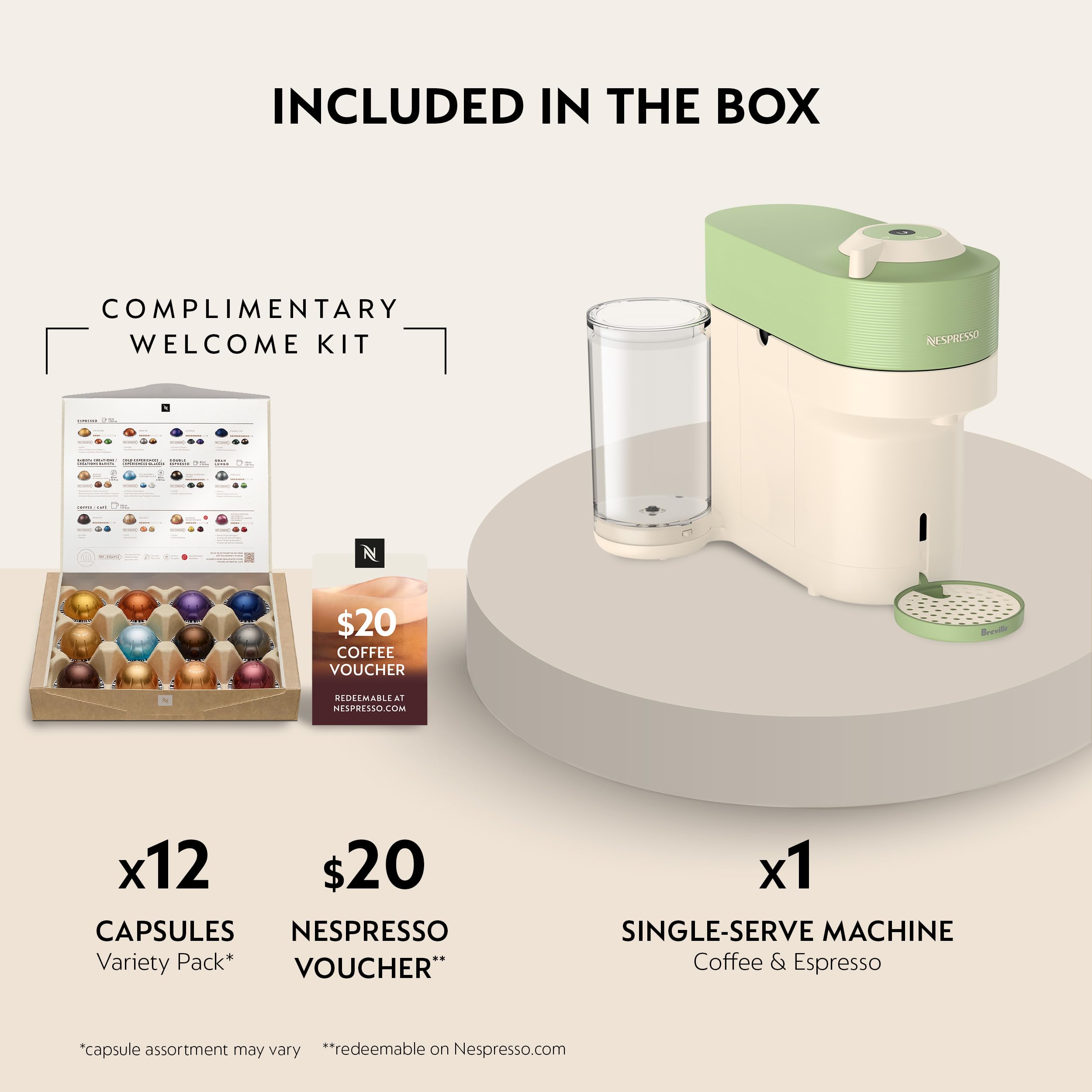 Nespresso Vertuo Pop+ open lid revealing pod chamber and simple one-touch loading