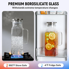 NETANY pitcher fitting neatly in fridge to save space and organize benefit