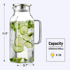 NETANY stainless steel rotating lid and dual-spout for straining or fast pouring benefit