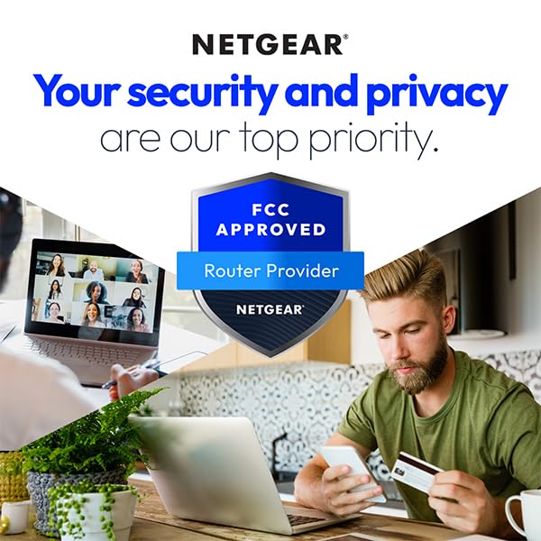 NETGEAR Orbi 770 app setup on smartphone showing guided installation and easy management