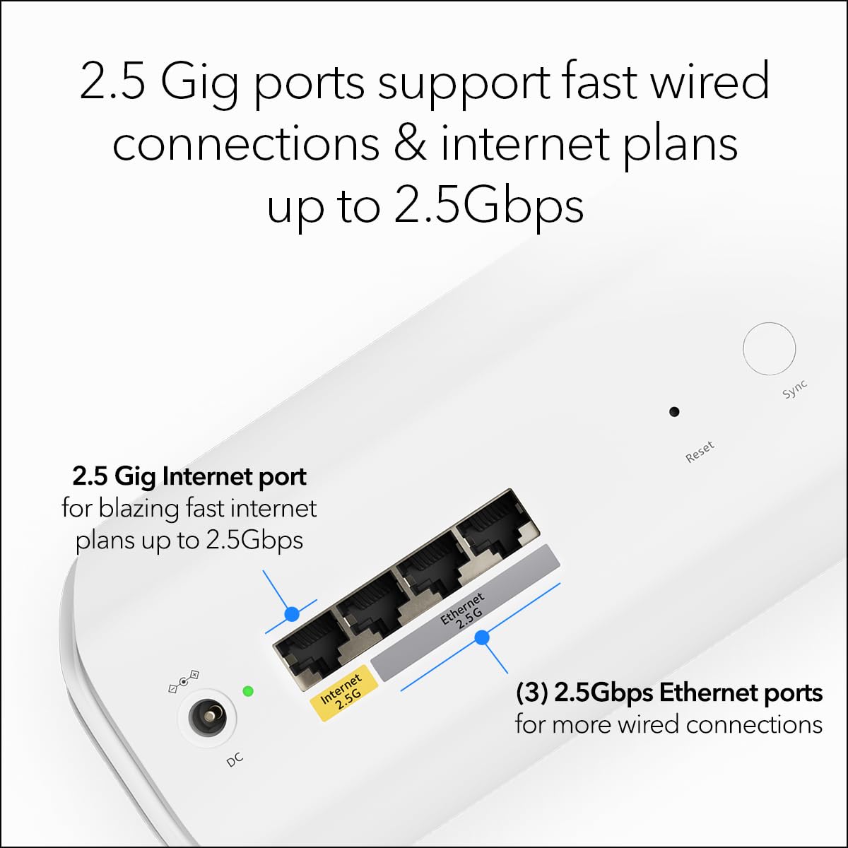 NETGEAR Orbi 770 in bedroom with gaming laptop illustrating low-latency gaming benefit