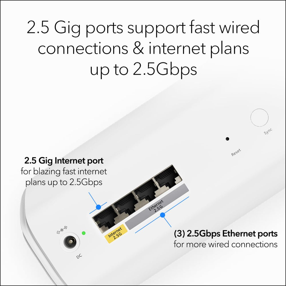 NETGEAR Orbi 770 in bedroom with gaming laptop illustrating low-latency gaming benefit