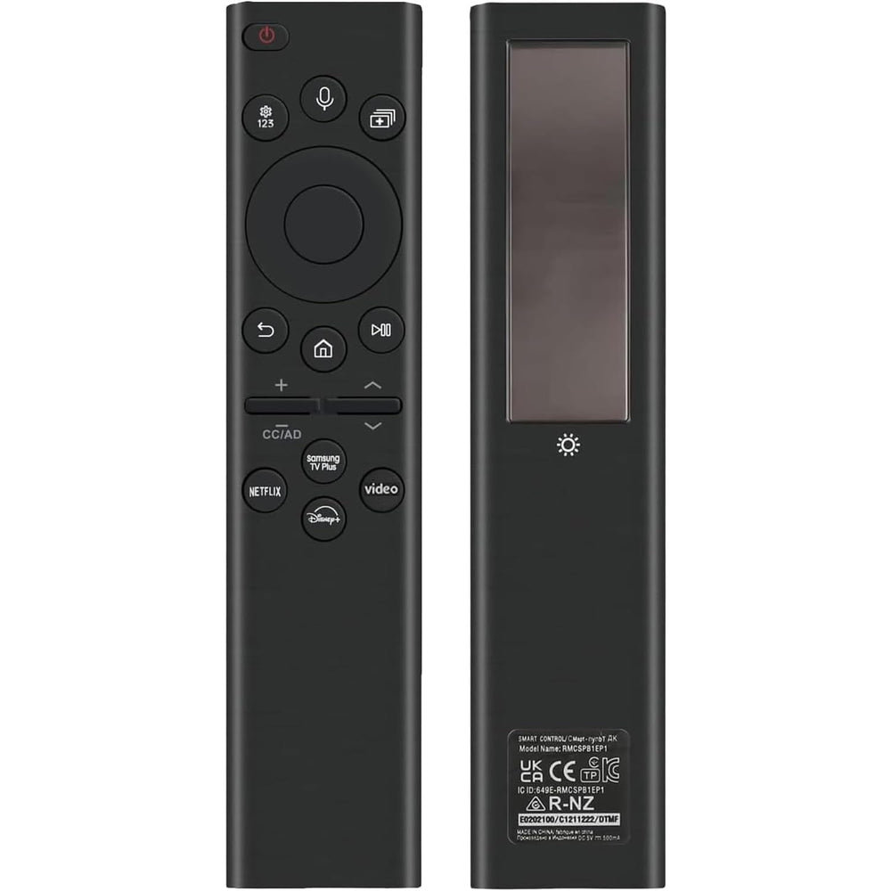Nettech remote front view showing buttons and quick pairing benefit