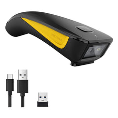 NETUM C850 front view showing compact design and clear scan window for portability