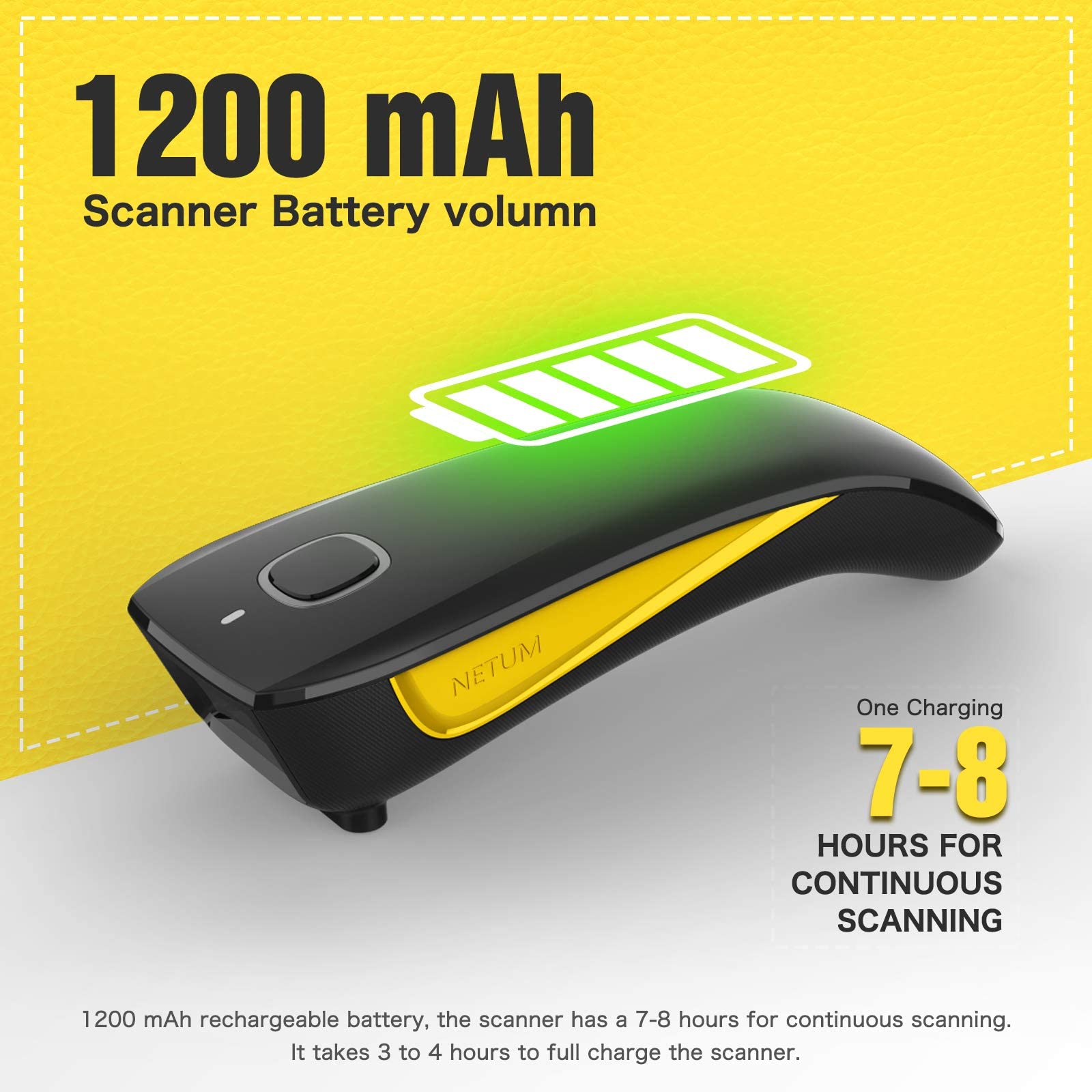 NETUM C850 paired with 2.4G dongle demonstrating long-range wireless connection