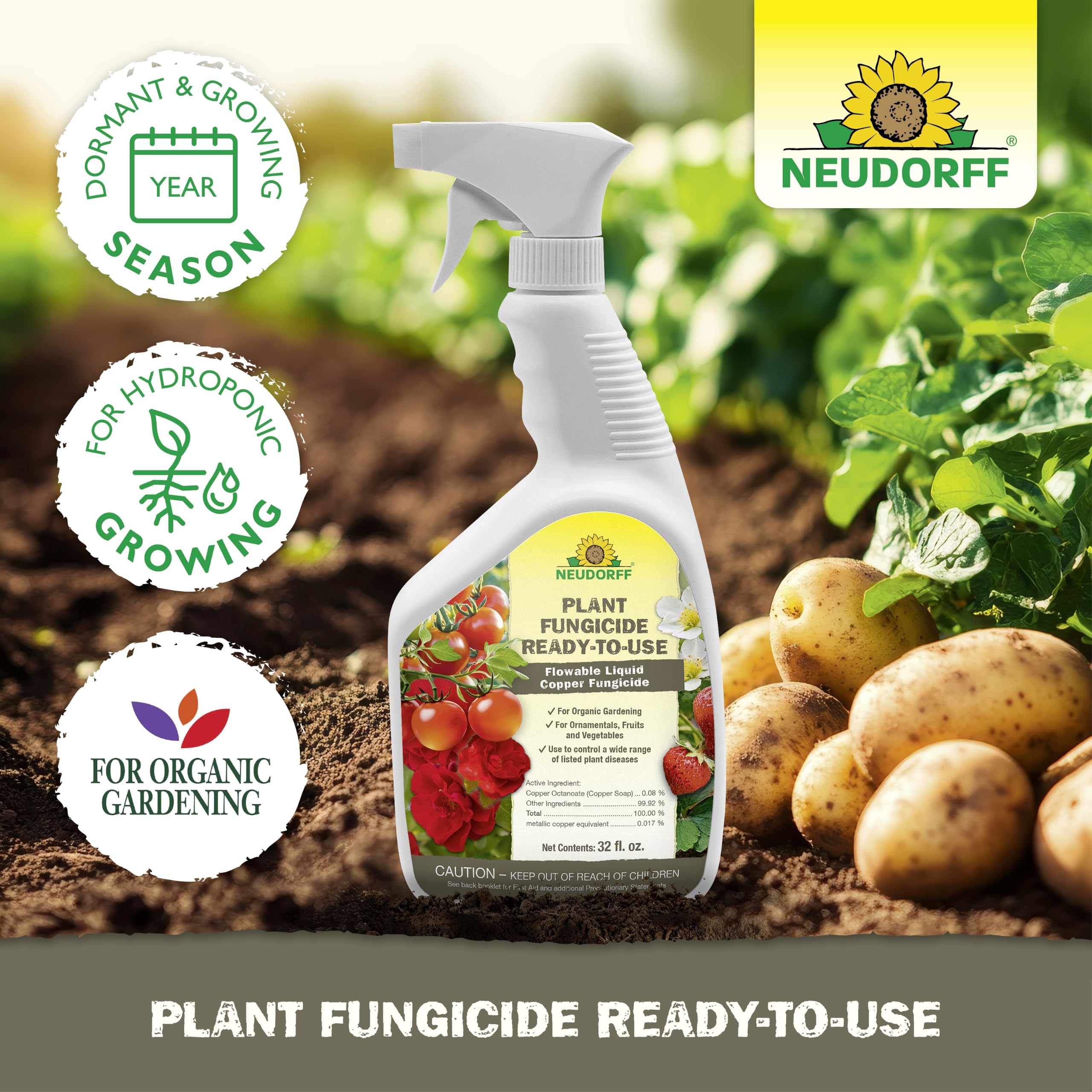 Neudorff used as dormant-season spray on fruit tree for bud protection