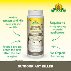Close-up of Neudorff granules texture illustrating easy handling and precise application