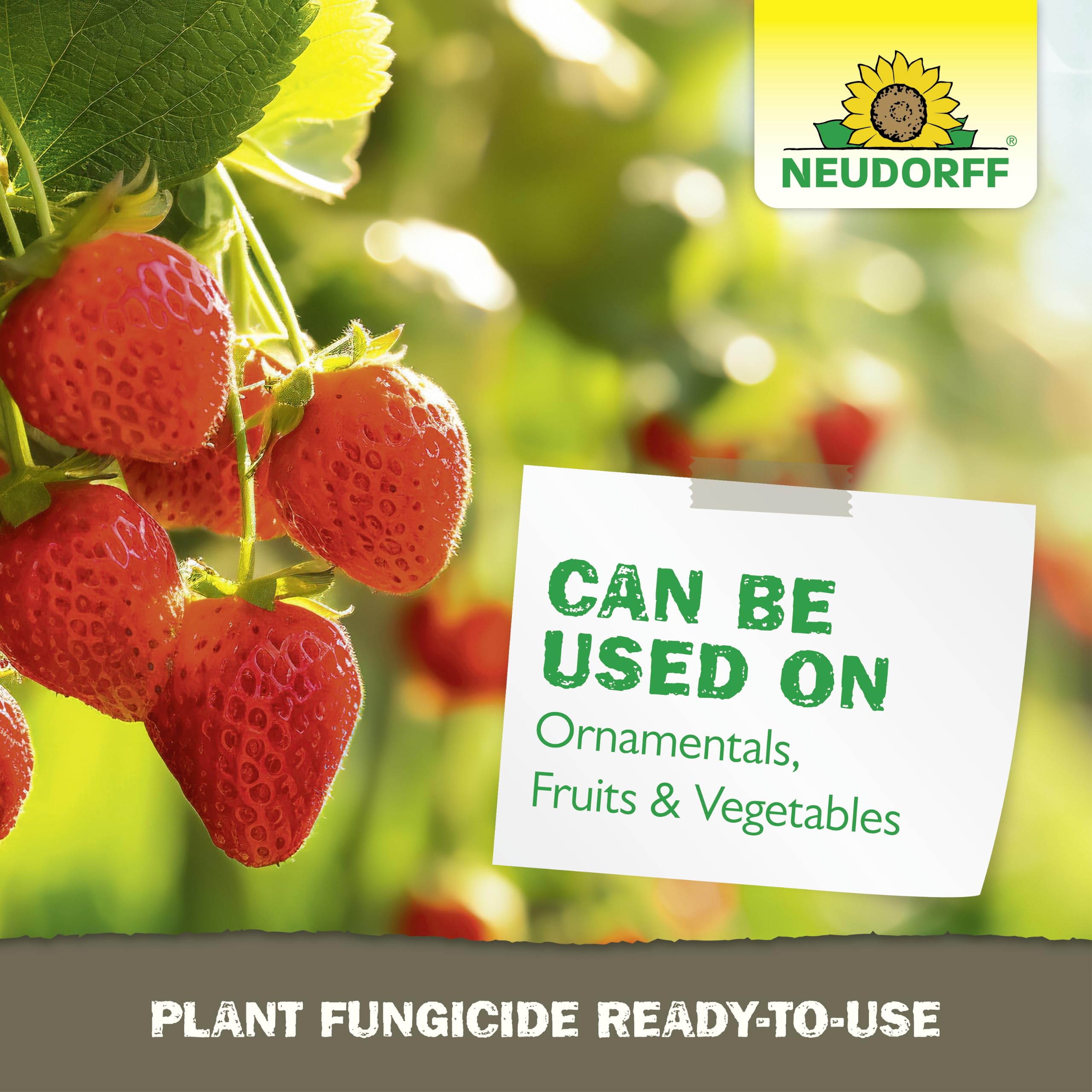 Neudorff product label and ingredients panel for clear instructions