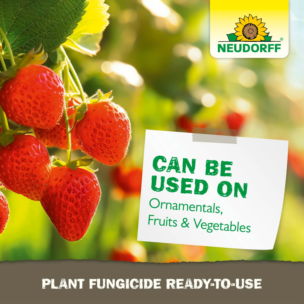 Neudorff product label and ingredients panel for clear instructions