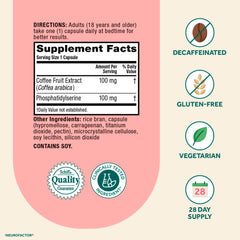 NEURIVA Neurofactor coffee cherry extract close-up highlighting natural ingredient