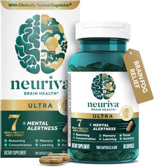 NEURIVA Ultra capsule close-up showing smooth vegetarian shell and ease