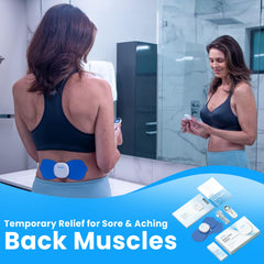 NeuroMD device held in hand demonstrating portable cordless convenience and easy transport benefit