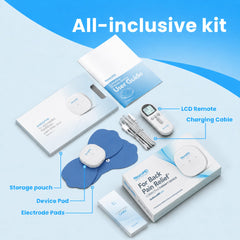 NeuroMD electrode pads close-up highlighting adhesive texture and long-lasting reliability benefits