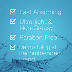 Neutrogena open tub showing gel-cream texture with quick-absorb benefit