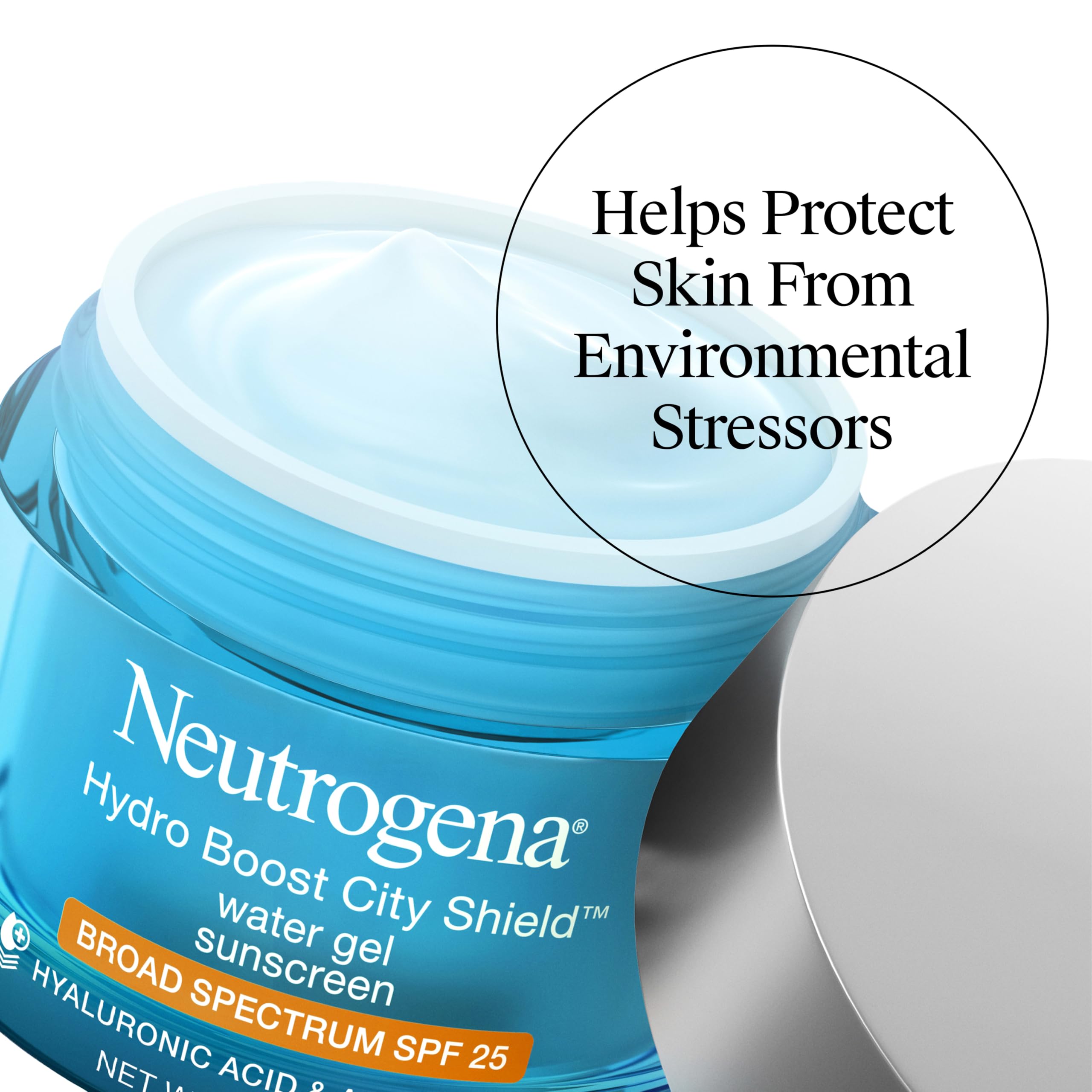 Neutrogena applied to hand demonstrating smooth application and lightweight feel