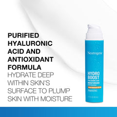 Neutrogena Hydro Boost SPF 50 with travel-size cleanser showing morning routine convenience
