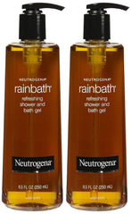 Neutrogena Rainbath bottle front view showing label and fresh scent benefits