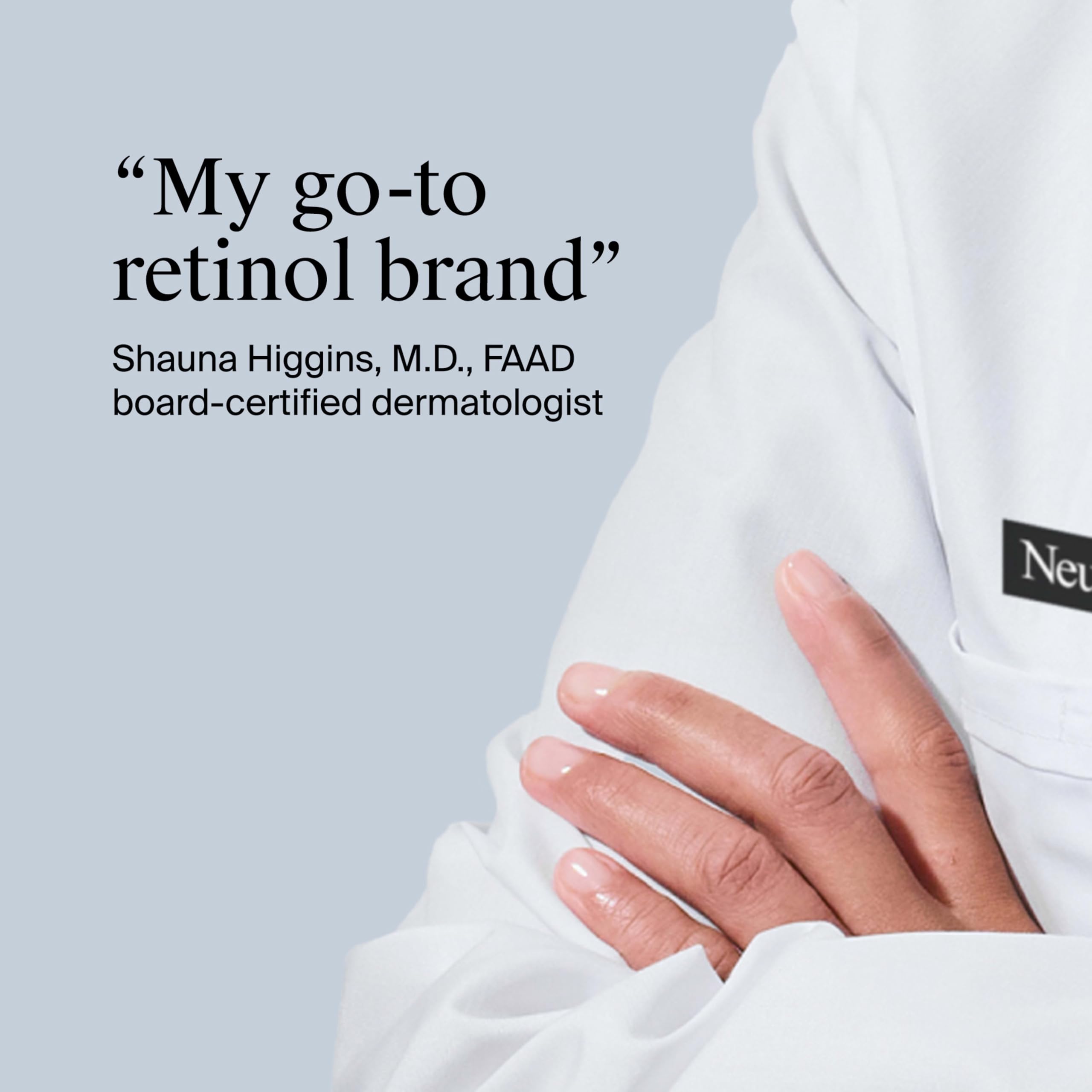 neutrogena cream applied on hand illustrating quick absorption