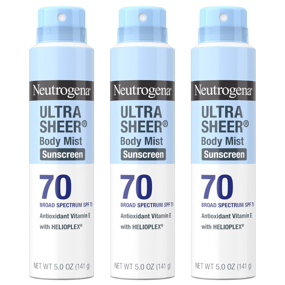 Neutrogena front packaging showing SPF 70 for quick identification and strong protection