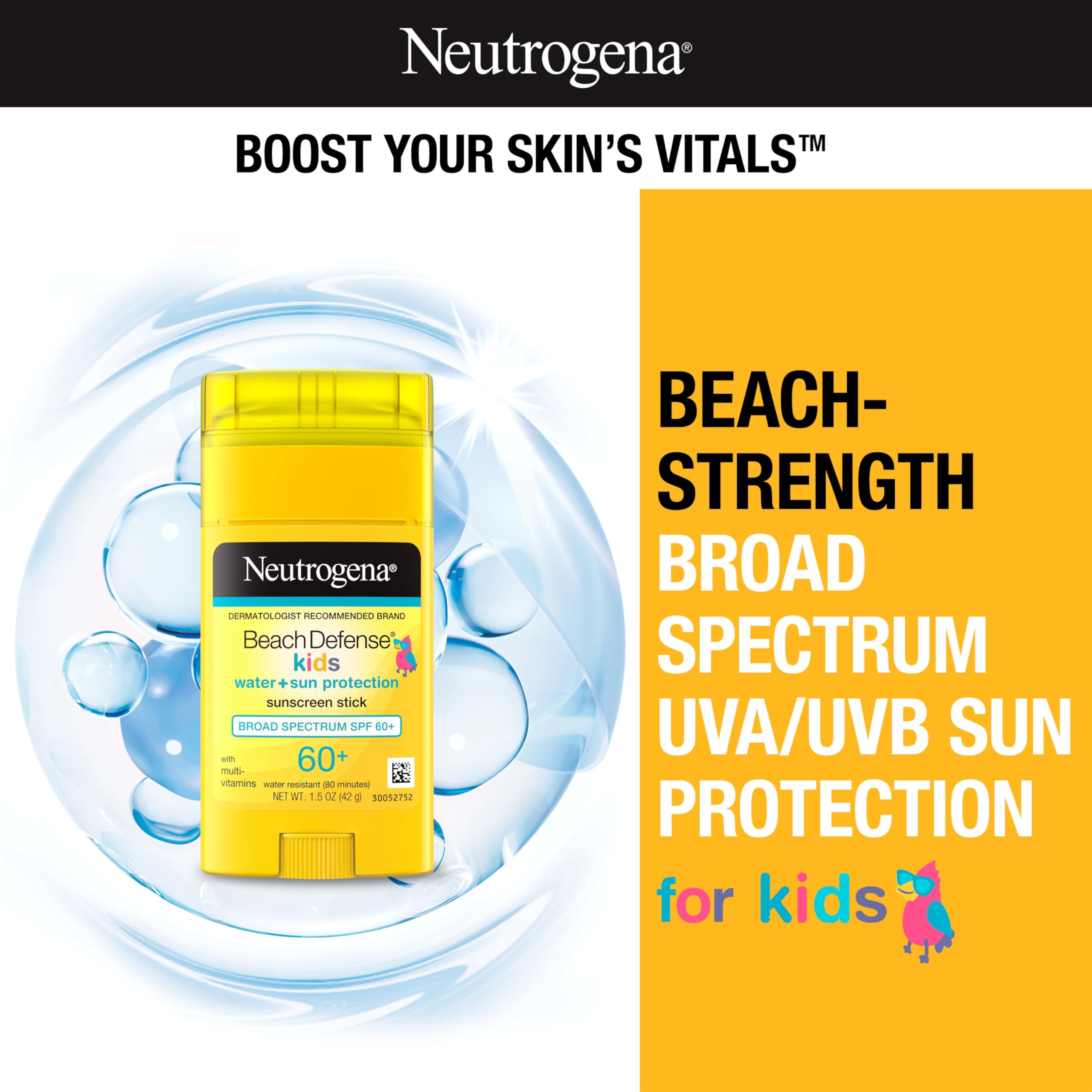 Neutrogena stick twist-up detail highlighting easy hands-free application benefit