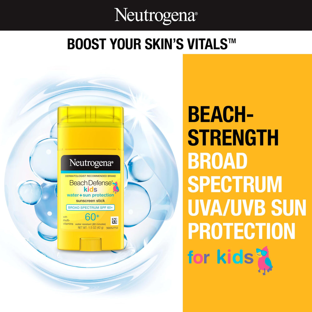 Neutrogena stick twist-up detail highlighting easy hands-free application benefit