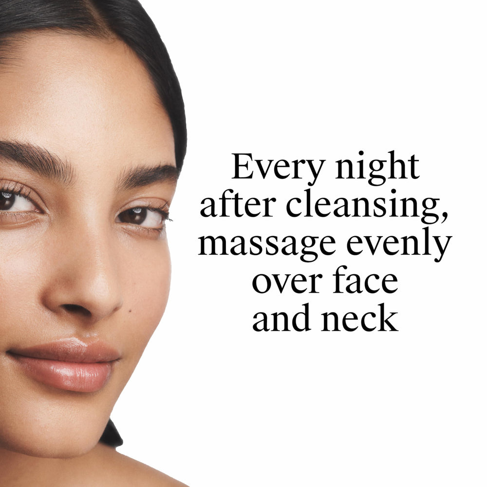 Neutrogena cream absorbed into cheek showing improved texture and softer-feeling skin benefit