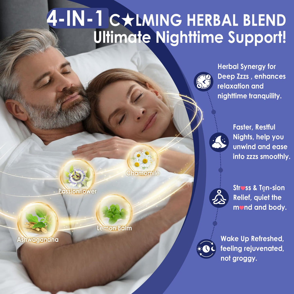 NEVISS arranged herbs and minerals showing calming and support benefits