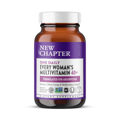 New Chapter bottle front view showing label and tablet count for easy recognition and selection