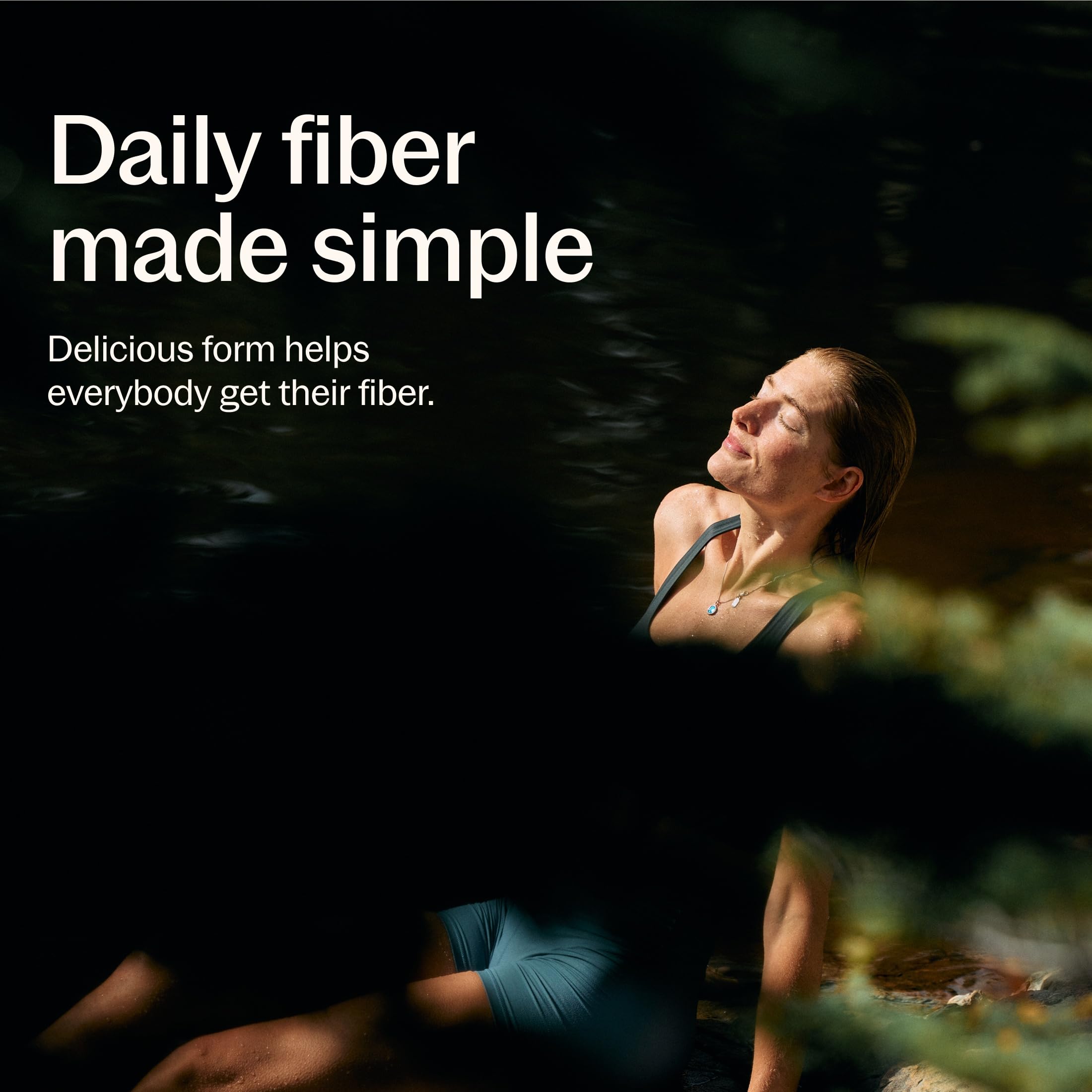 New Chapter label showing serving size and fiber content for clear guidance