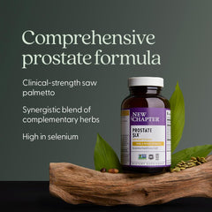 New Chapter Prostate 5LX ingredient blend of saw palmetto, pumpkin seed and nettle