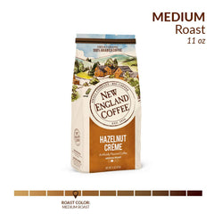 New England Coffee being poured into a cup showing rich color and enjoyable flavor delivery