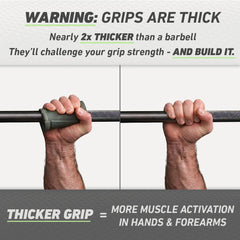New Growth N-Gage Grips EZ rubber texture detail showing non-slip surface for secure lifts