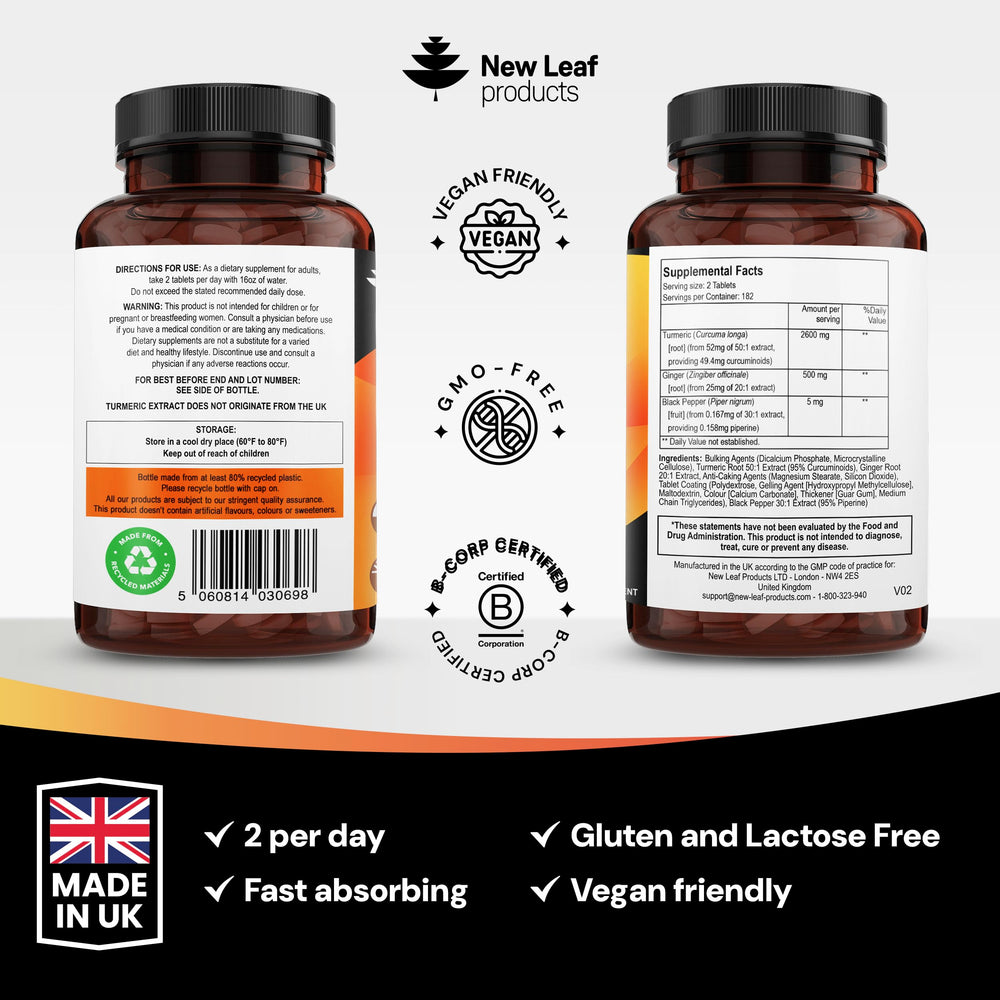 New Leaf bottle on kitchen counter showing long-lasting supply